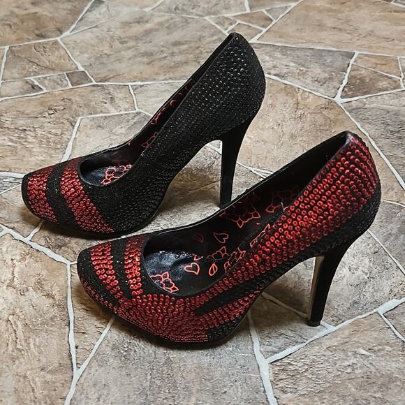 New in Box Rare Iron Fist Japan The Sun Will Rise Pointed Toe Platform Heel Sz 6 - Picture 2 of 16